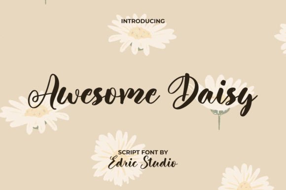 Awesome Daisy: A Script That Brings Purity and Simplicity to Your Brand