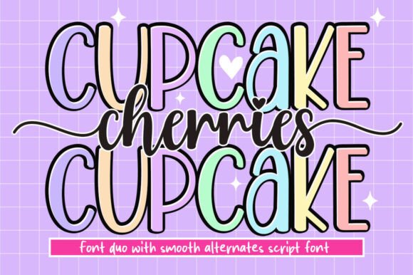 Cherries Cupcake: A Comprehensive Evaluation of the Font Duo