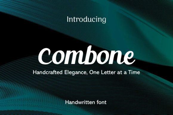 Combone Script: Elevating Design with the Soul of Handcrafted Elegance