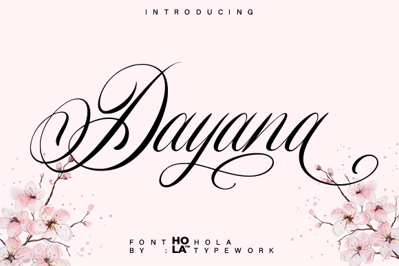 Dayana Font: Elevating Your Brand with Chic Script Elegance