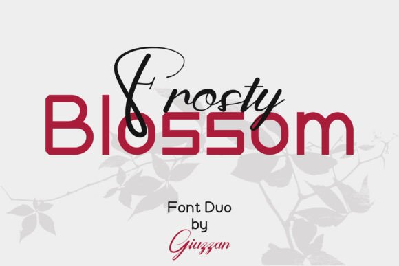 Frosty Blossom: The Font Duo That Brings Magic to Your Creative Projects