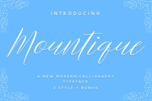 Mountique: The Modern Calligraphy Font for Elegant Designs