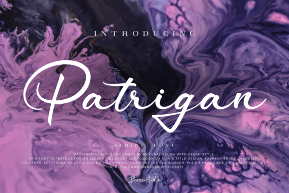 Patrigan: A Practical Evaluation of an Elegant Script for Professional Design