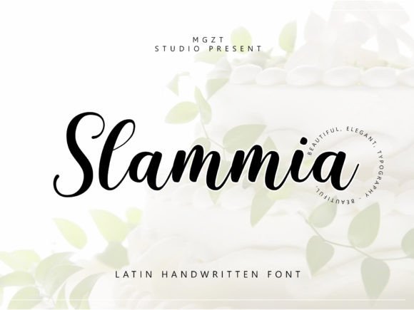 Slammia: The Elegant Handwritten Font for Weddings