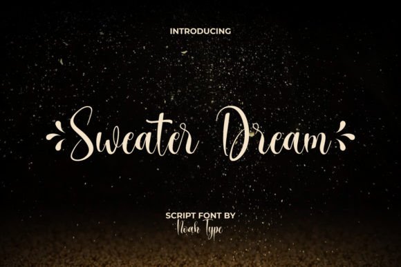 Sweater Dream: The Elegant Script for Luxury Design