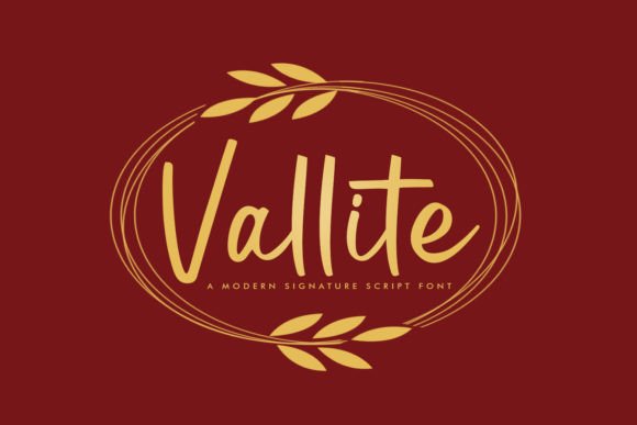 Vallite: Elevate Your Design with a Modern Script Font