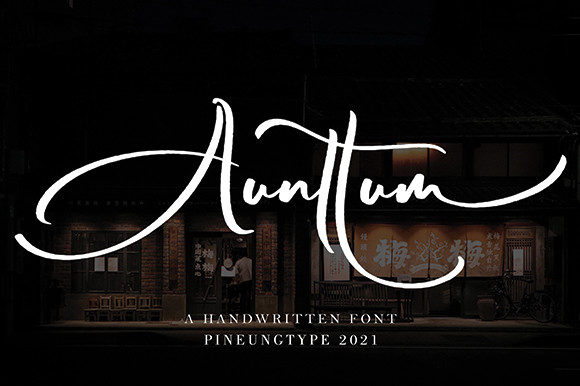 Why Aunttum is the Modern Script Font Your Brand Needs